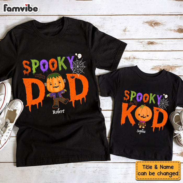 Personalized Halloween Gift For Family Spooky Monster Adult And Kid Tee 29003 1