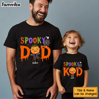 Personalized Halloween Gift For Family Spooky Monster Adult And Kid Tee 29003 thumb 1