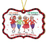 Personalized Christmas Gift For Friends Our Friendship Is Endless Benelux Ornament 29011 1