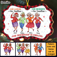 Personalized Christmas Gift For Friends Our Friendship Is Endless Benelux Ornament 29011 thumb 1