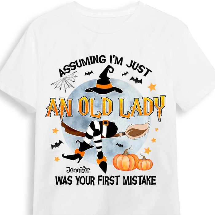 Personalized Gift For Grandma Assuming I'm Just An Old Lady Halloween Shirt - Hoodie - Sweatshirt 29019 1