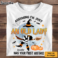 Personalized Gift For Grandma Assuming I'm Just An Old Lady Halloween Shirt - Hoodie - Sweatshirt 29019 thumb 1