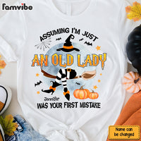 Personalized Gift For Grandma Assuming I'm Just An Old Lady Halloween Shirt - Hoodie - Sweatshirt 29019 thumb 1