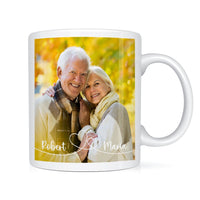 Personalized Gift For Couple Swirl Heart Upload Photo Gallery Mug 29021 thumb 1