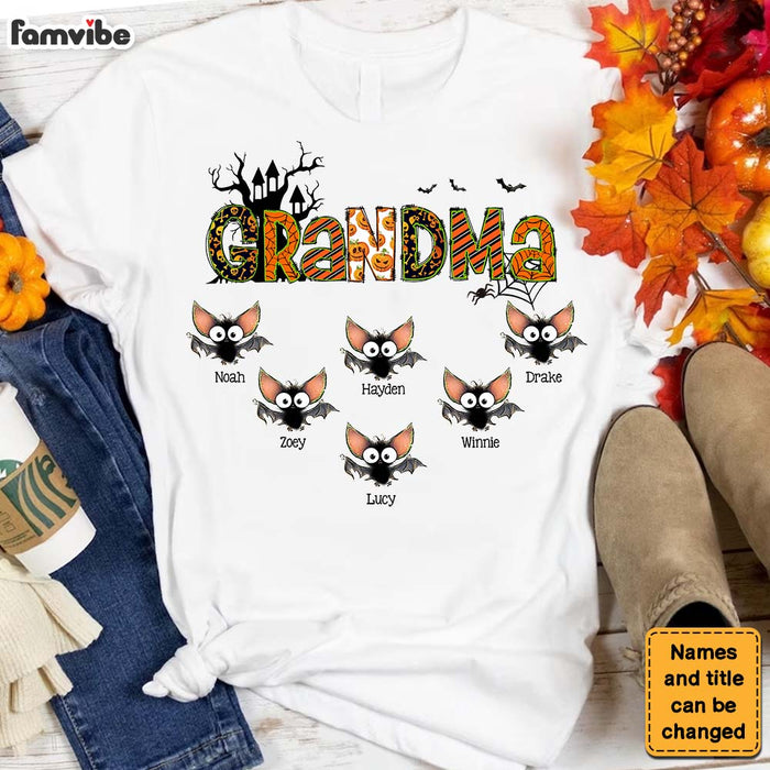 Personalized Gift For Grandma Halloween Theme Shirt - Hoodie - Sweatshirt 29024 1