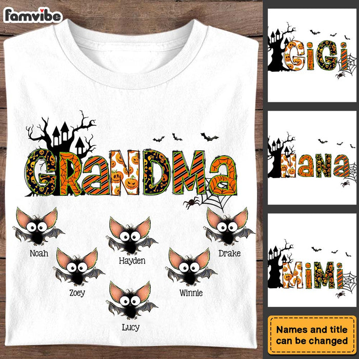Personalized Gift For Grandma Halloween Theme Shirt - Hoodie - Sweatshirt 29024 1