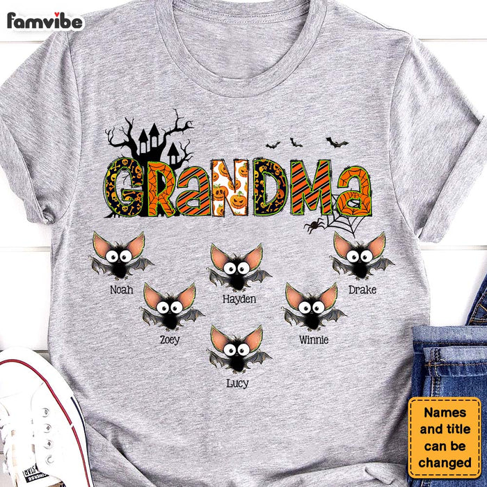 Personalized Gift For Grandma Halloween Theme Shirt - Hoodie - Sweatshirt 29024 1