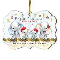 Personalized Gift For Family First Christmas As A Family Benelux Ornament 29025 thumb 1