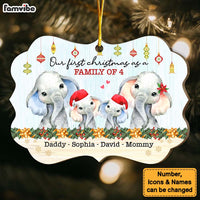 Personalized Gift For Family First Christmas As A Family Benelux Ornament 29025 thumb 1