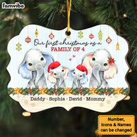 Personalized Gift For Family First Christmas As A Family Benelux Ornament 29025 thumb 1