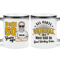 Personalized Gift For Grandpa Built 50 Years Ago Color Changing Mug 29026 thumb 1