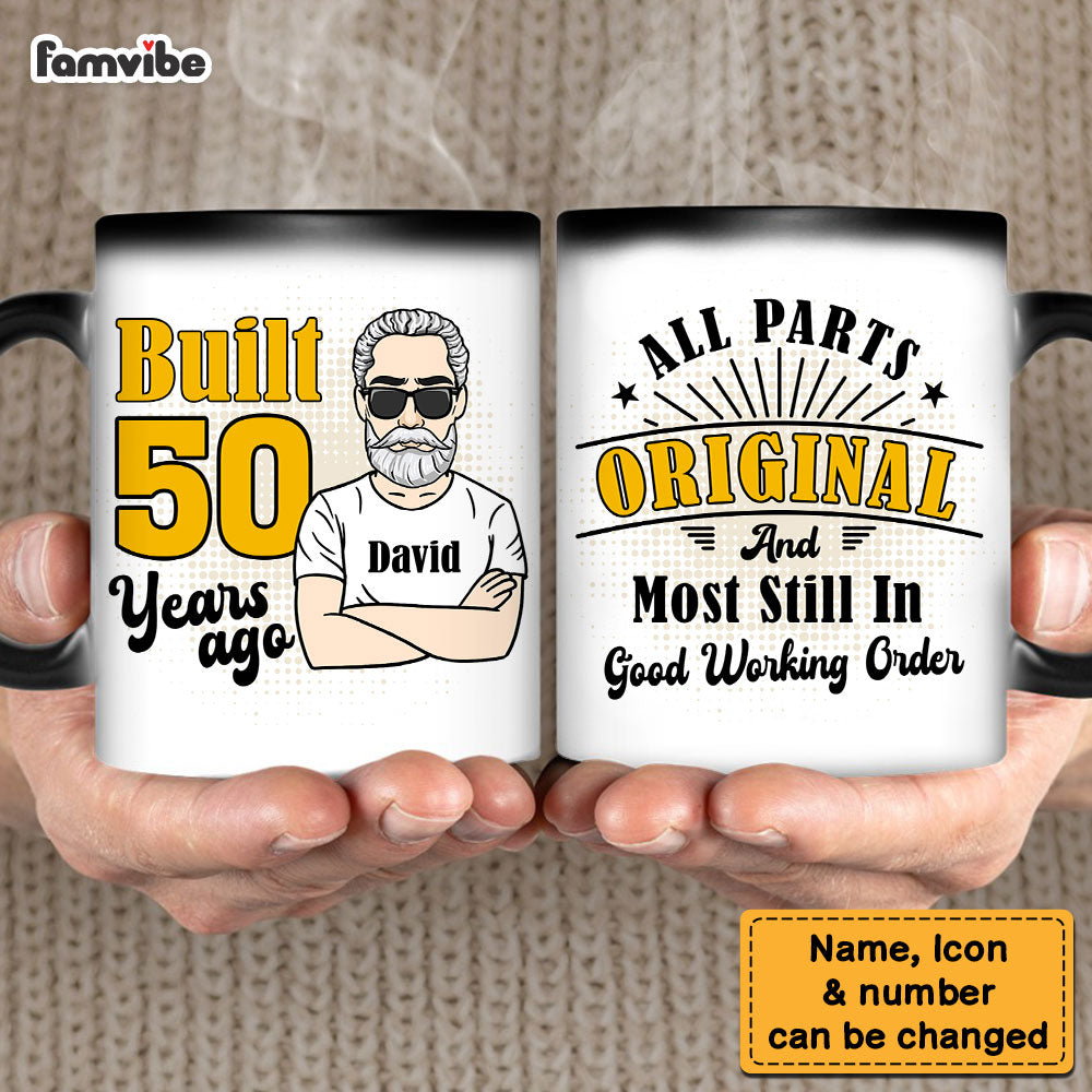 Personalized Gift For Grandpa Built 50 Years Ago Color Changing Mug 29026 Primary Mockup