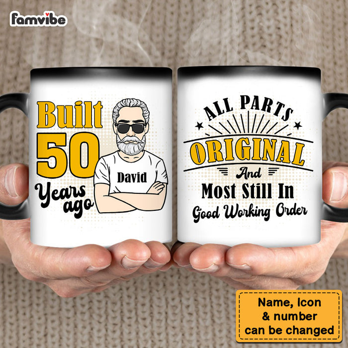 Personalized Gift For Grandpa Built 50 Years Ago Color Changing Mug 29026 1