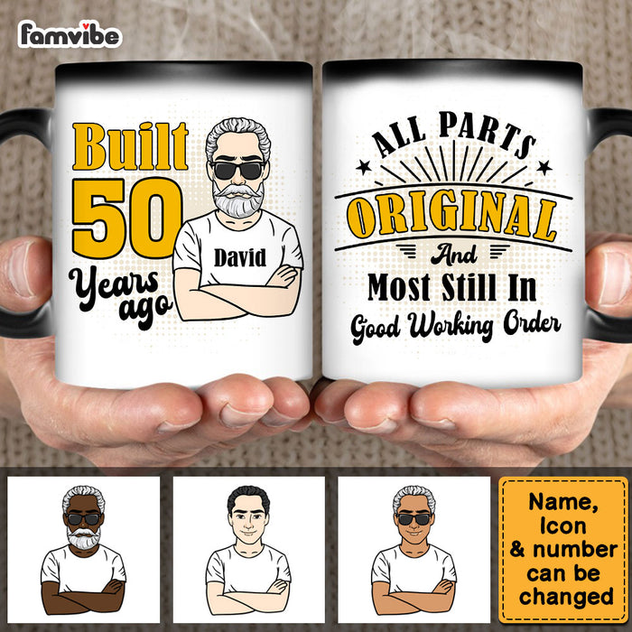 Personalized Gift For Grandpa Built 50 Years Ago Color Changing Mug 29026 1