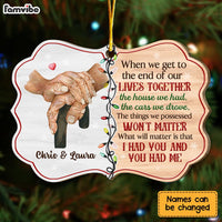 Personalized Christmas Gift For Old Couple The End Of Our Life Benelux Ornament 29029 thumb 1