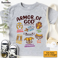 Personalized Gift For Grandson Armor Of God Kid T Shirt 29038 thumb 1