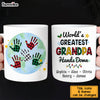 Personalized World Greatest Grandpa Hands Down Mug 29039 1