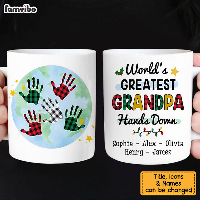 Personalized Worlds Greatest Grandpa Mug