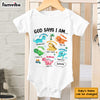 Personalized Gifts For Grandson Dinosaur I Am Baby Onesie 29042 1