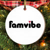 Personalized Famvibe Circle Ornament 29047 1