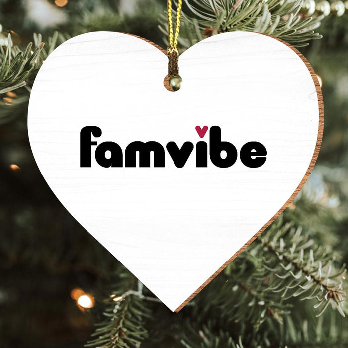 Personalized Famvibe Heart Ornament 29048 1