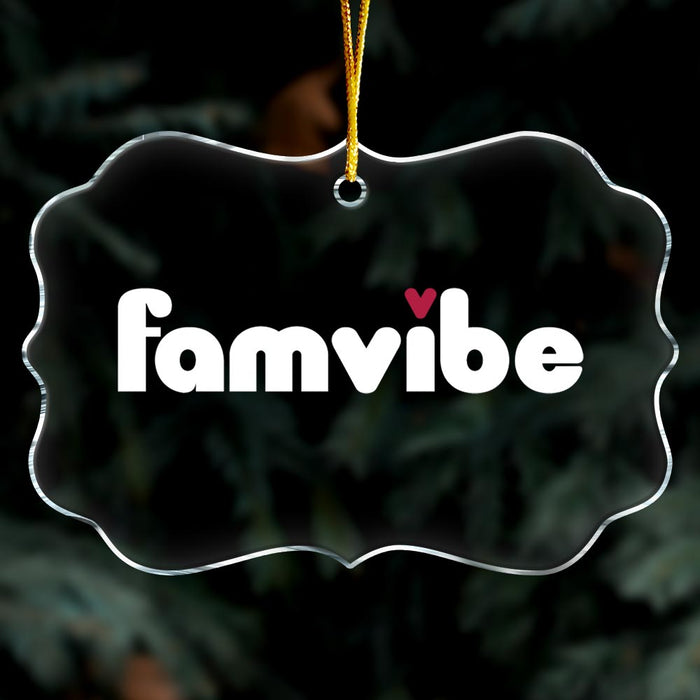 Personalized Famvibe Acrylic Benelux Ornament 29049 1
