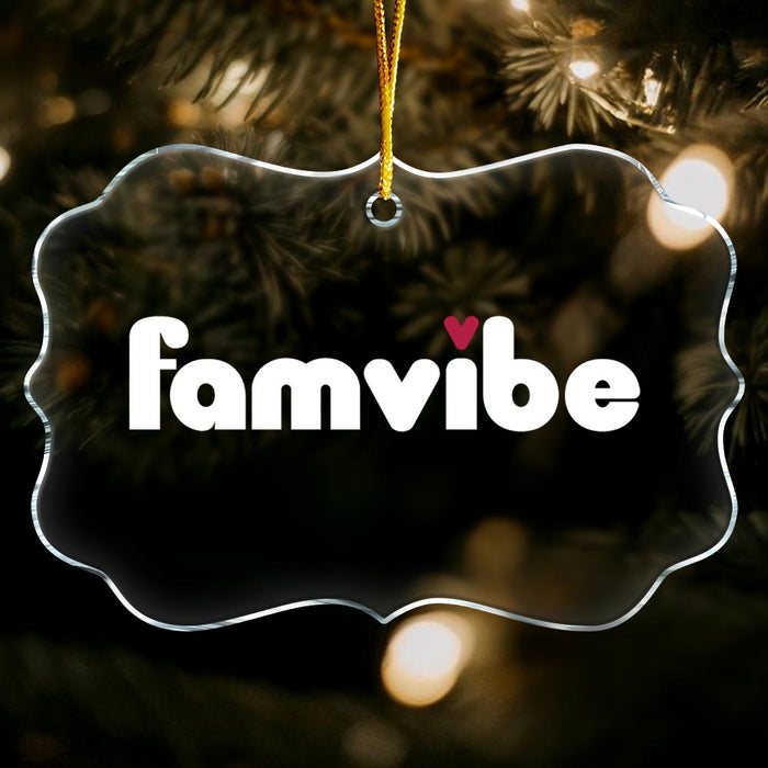 Personalized Famvibe Acrylic Benelux Ornament 29049 1