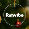 Personalized Famvibe Acrylic Circle Ornament 29050 1