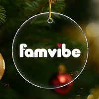 Personalized Famvibe Acrylic Circle Ornament 29050 thumb 1