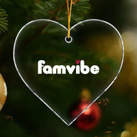 Personalized Famvibe Acrylic Heart Ornament 29051 thumb 1