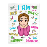 Personalized Gift For Granddaughter I Am Kind Blanket 29053 thumb 1