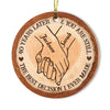 Personalized 40 Years Decision Anniversary Circle Ornament 29064 1