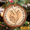 Personalized 40 Years Decision Anniversary Circle Ornament 29064 1