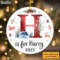 Personalized Name Ornament Grandson Circle Ornament 29066 thumb 1