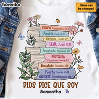 Personalized Gift For Granddaughter God Says I Am Spanish Kid T Shirt 29067 thumb 1