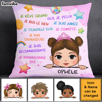Personalized I Dream Big Granddaughter France Pillow 29073 thumb 1