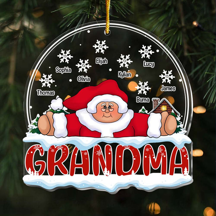 Personalized Gift For Grandma Mrs Claus Ornament 29075 1