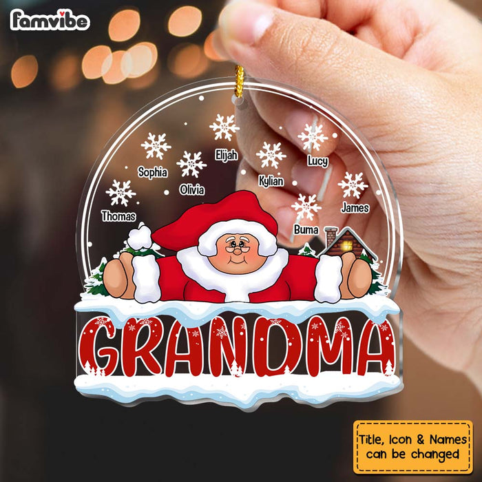 Personalized Gift For Grandma Mrs Claus Ornament 29075 1
