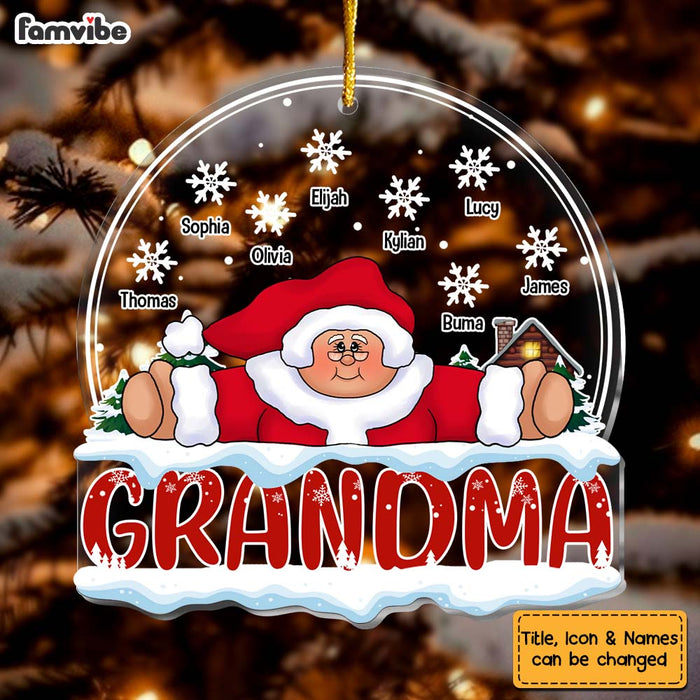 Personalized Gift For Grandma Mrs Claus Ornament 29075 1