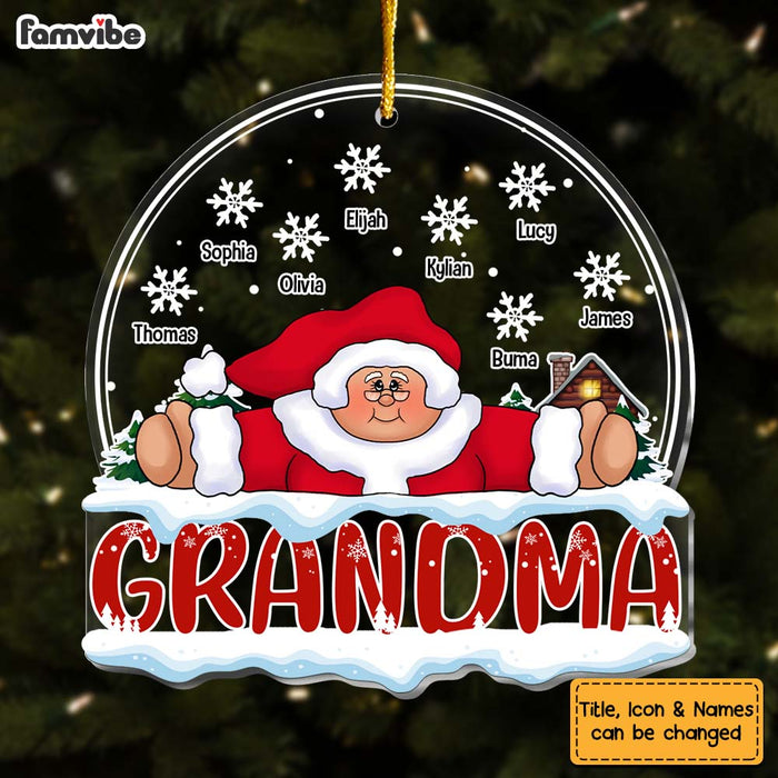 Personalized Gift For Grandma Mrs Claus Ornament 29075 1