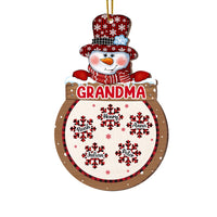 Personalized Christmas Gift For Grandma Ornament 29076 thumb 1