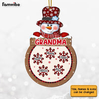 Personalized Christmas Gift For Grandma Ornament 29076 thumb 1