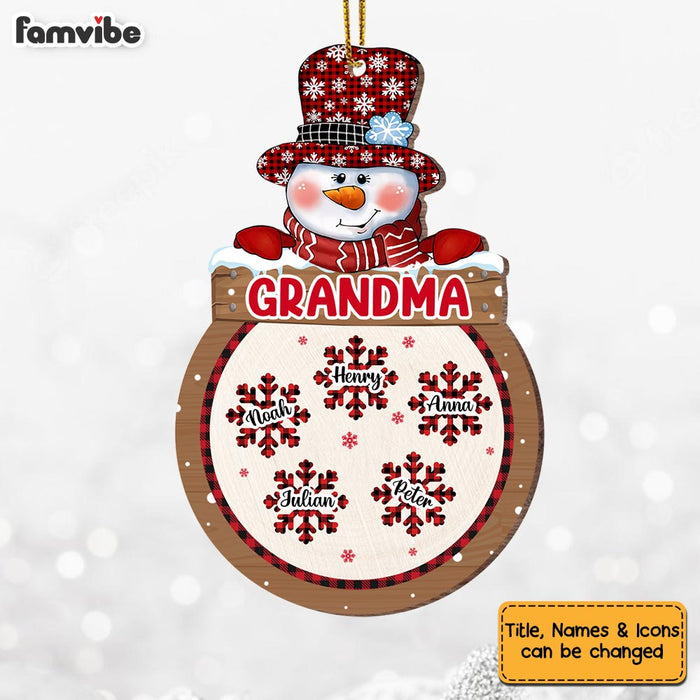 Personalized Christmas Gift For Grandma Ornament 29076 1