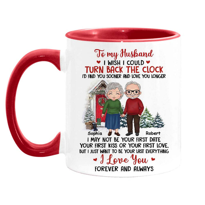 Personalized Gift For Husband I Wish I Could Turn Back The Clock Mug 29078 1