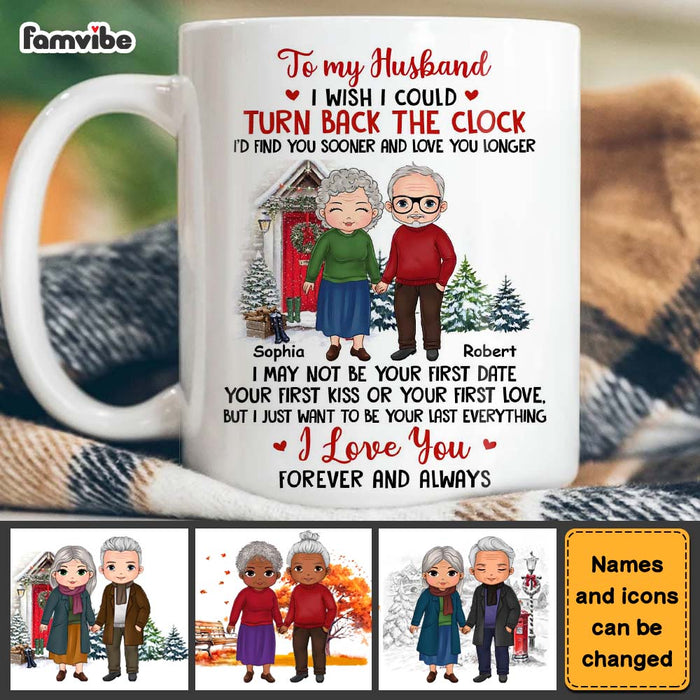 Personalized Gift For Husband I Wish I Could Turn Back The Clock Mug 29078 1