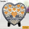 Personalized 40th Anniversary Family Tree Heart Memorial Stone 29079 1