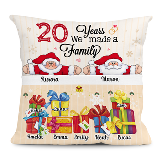 Personalized Anniversary Gift For Couple 20 Years We Made A Family Pocket Pillow 29085 Primary Mockup