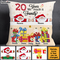 Personalized Anniversary Gift For Couple 20 Years We Made A Family Pocket Pillow 29085 thumb 1