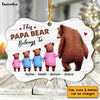 Personalized This Papa Bear Belongs To Benelux Ornament 29086 1