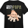 Personalized Gift For Greatest Grandpa Fist Bumps Shirt 29088 1